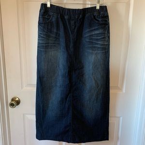 Style J Denim Jean Skirt 30 ladies size 10